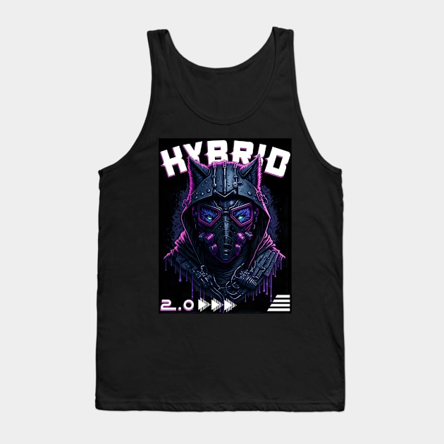 Hybrid Feline 2.0 Tank Top by QuirkyPrintShop